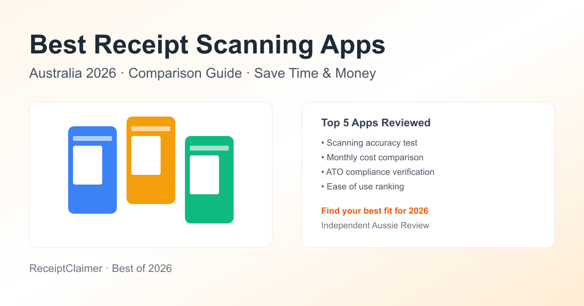Best Receipt Scanning Apps Australia 2026 — Objective Comparison