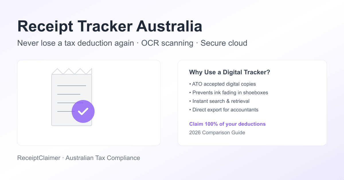 Best Receipt Tracker Australia 2026 — Complete Guide