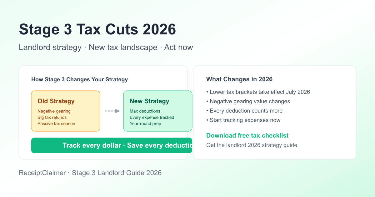 Stage 3 Tax Cuts & Landlords: 2026 Strategy Guide